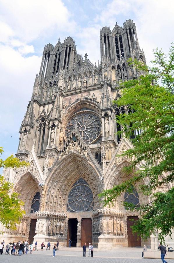 Ferienwohnung Lux Cathedrale Reims Exterior foto