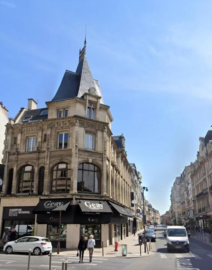 Ferienwohnung Lux Cathedrale Reims Exterior foto